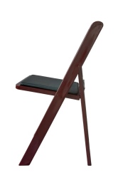 IMG 7432 1756655513 Mahogany Resin Chair with Padded Seat