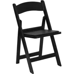 Black Resin Chair